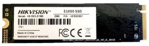 Внутренний Накопитель Ssd Hikvision Pci-E X4 E1000/256g HIKVISION арт. HS-SSD-E1000/256G