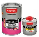 Novol 37341 PR 330 TRIO грунт-наполнитель 5+1 HS чёрный + отвердитель, комплект 1000мл+200мл