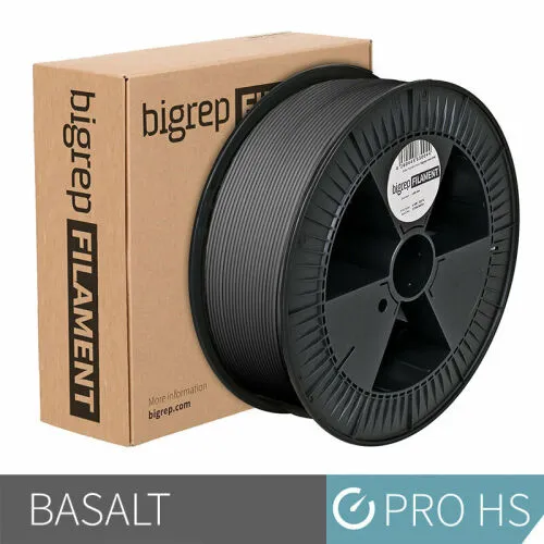 Pro HS Пластик BigRep, 2.85 мм, Базальт, 4.5 кг.