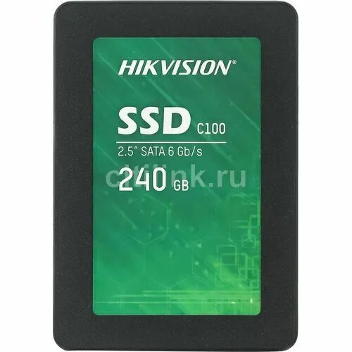 SSD накопитель Hikvision HS-SSD-C100/240G 240ГБ, 2.5", SATA III, SATA